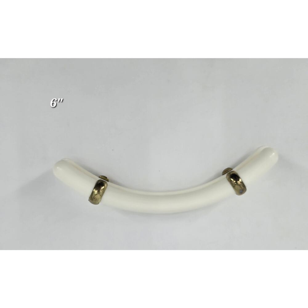 Vintage 1980s Cascade Banana Hair Clip – Single‎ Ivory Ponytail Holder